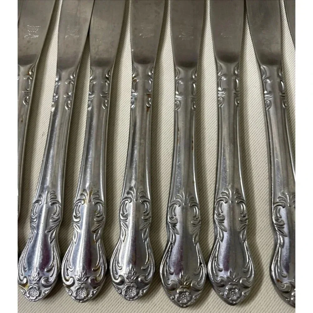 Embassy Classic Valhalla Stainless Flatware Silverware Set 23 Pieces‎ Japan MCM